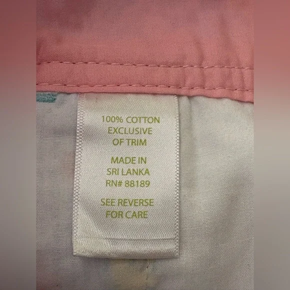 Lilly Pulitzer Callahan Cotton Shorts Size 6 - Picture 8 of 8